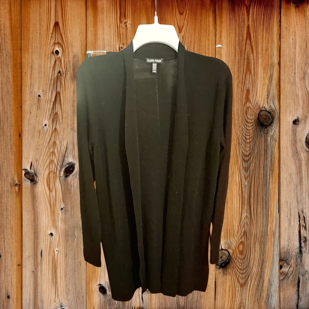 Eileen Fisher Elegant Black Cardigan